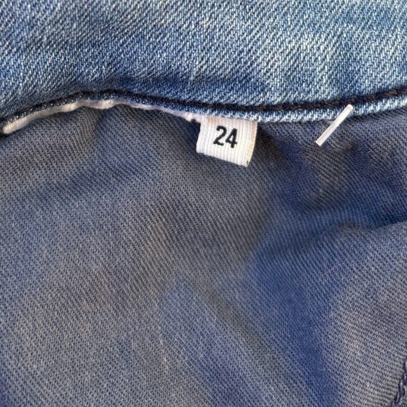 Guess 1981 Power Skinny Low Jeans, Size 24, Light Blue - Picture 5 of 11